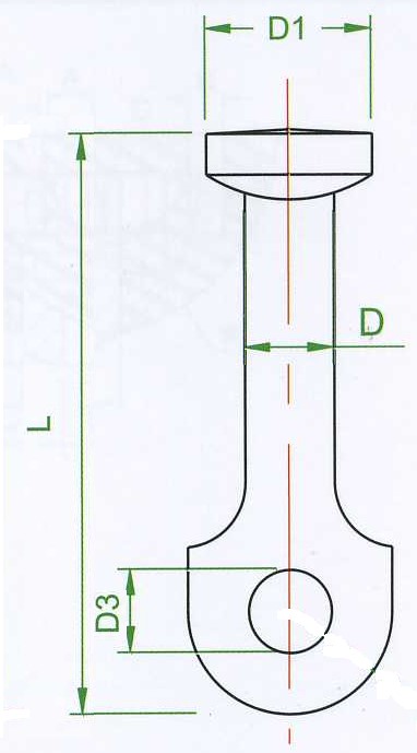Spherical Head Eye Anchor - 6001
