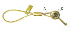 Wire rope lifting ring clutch - HAL1