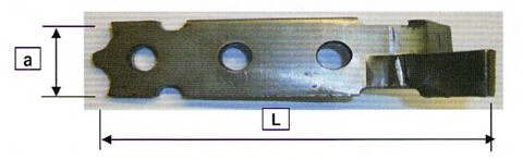 Ancre Plate de Relevage avec bouchon en plastique - HAEP